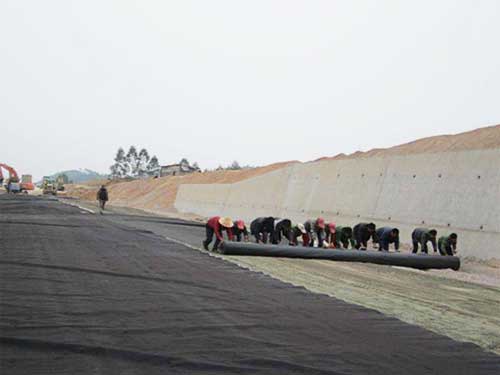 土工膜施工案例